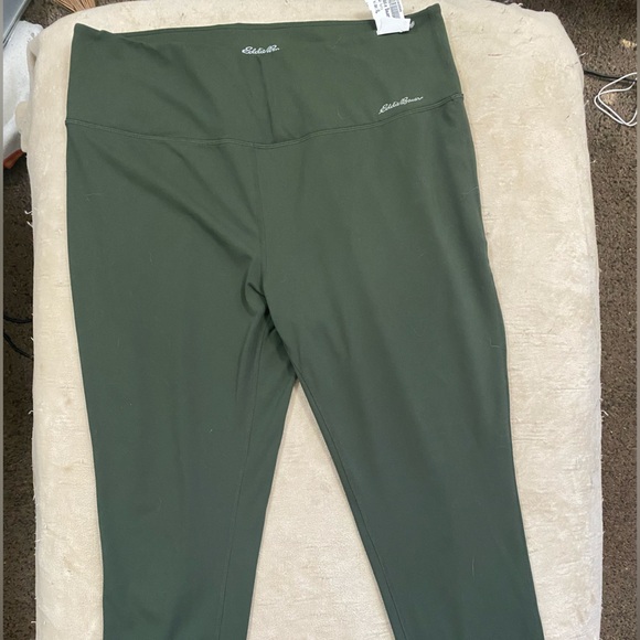 Eddie Bauer Forest Green Leggings - Picture 1 of 7